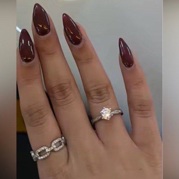 Move Uno Elegant Silver Chain Link Ring - Picture 9 of 11